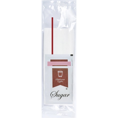 Condiment Kit, For Coffee, With Sugar/Creamer, WE 500/CT