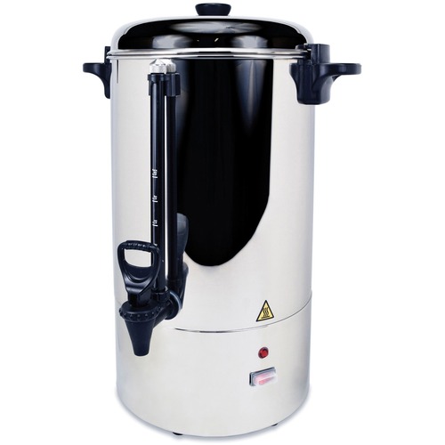 Urn/Coffeemaker, 80-Cup, 14" x 18-1/2" x 24", Stainless Steel