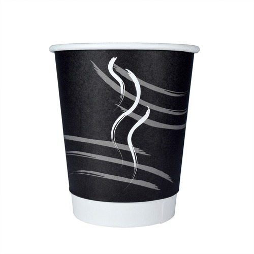 Paper Cup, Hot, Insulated, Double Wall, 9oz, Black 900/CT