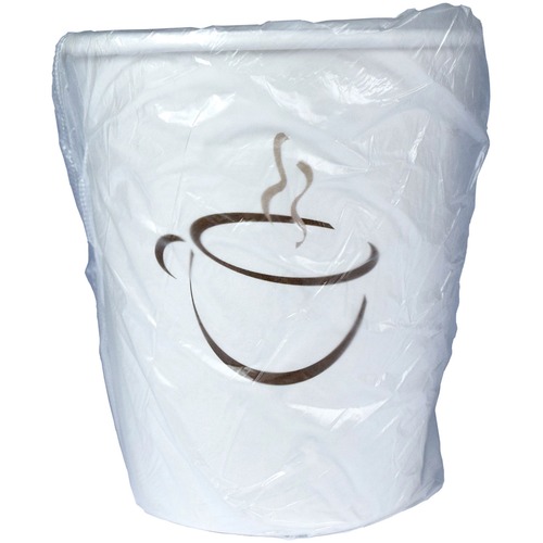 Paper Cup, Hot, Wrapped, Single Wall, 9oz, White 1000/CT