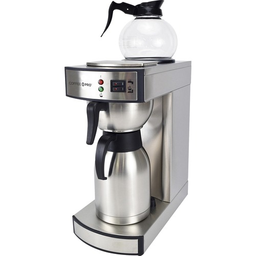Brewer, 2.2-Liter, 8"Wx14"Dx17"H, Stainless Steel