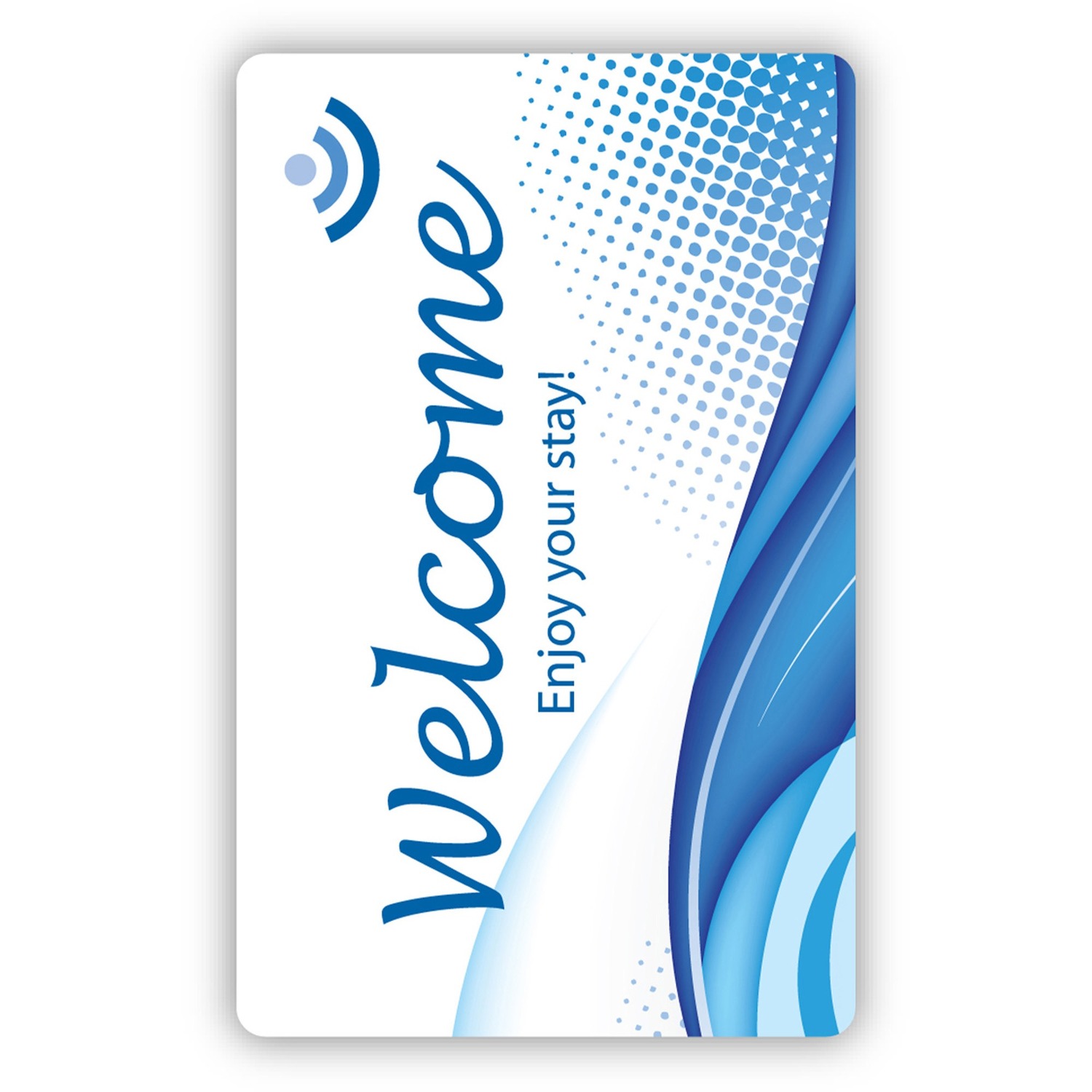 Key Card, RFID, Generic, 3-2/5" W x 2-1/10" H, Multi 250/CT