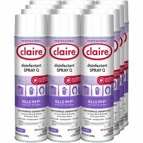 Disinfectant, Spray, Lavender 12/CT