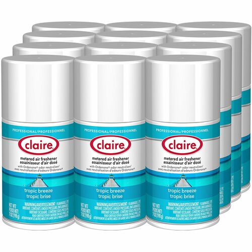 Air Freshener, Metered, Tropic Breeze, 7 oz 12/CT