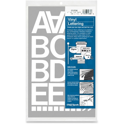 Letter, Numbers, Vinyl, 2" We 77/PK