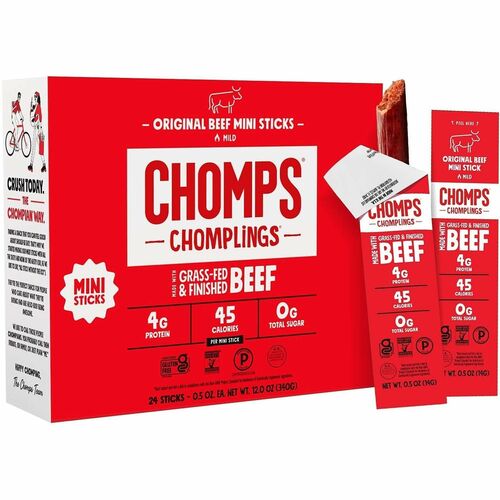 Beef Jerky, Original, Mini, 0.5 oz Sticks 24/PK
