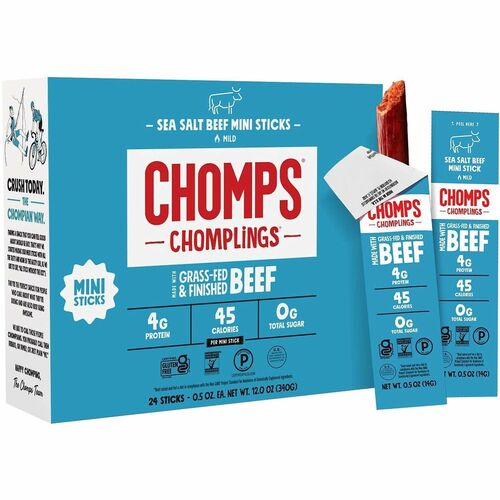 Beefstick, Salted, .5 Ounce 24/PK