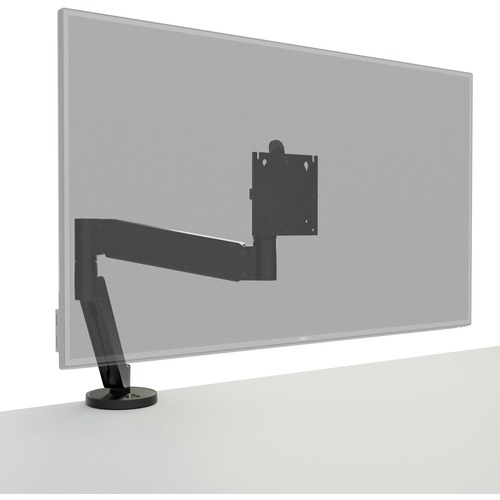 Monitor Arm, Single, 12" Height Adjustment, Black