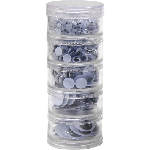 Wiggle Eyes Jar, Assorted Sized 560/ST