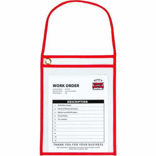Holder, Ticket, Shop, Strap, 9 X 12 15/BX