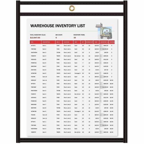 Holder, Shopticket, 11x14, Clear 25/BX