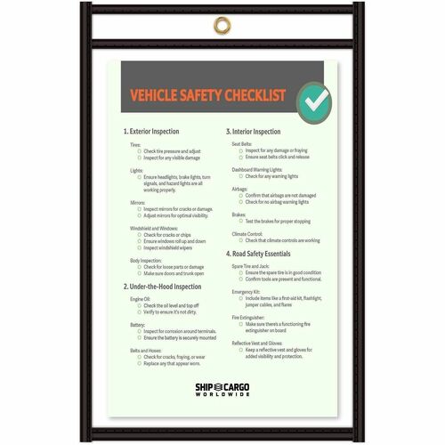 Holder, Shopticket, 11x17, Clear 25/BX