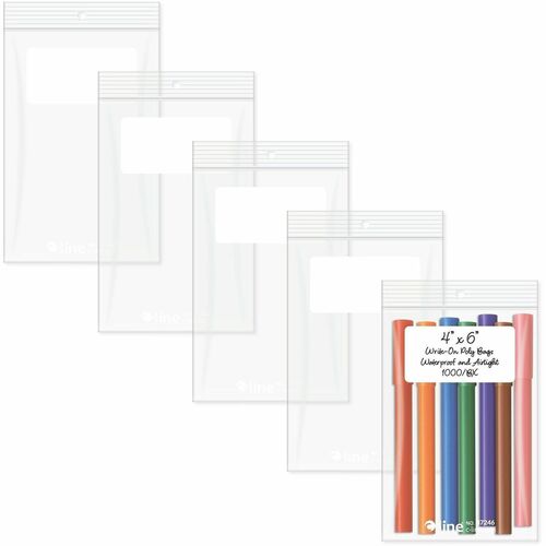 Bag, Poly, Zip, Reclose, 4x6 1000/CT