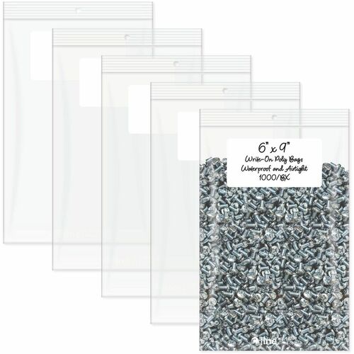 Bag, Poly, Zip, Reclose, 6x9 1000/CT
