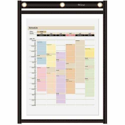 Holder, Shopticket, 9x12, Black 15/BX