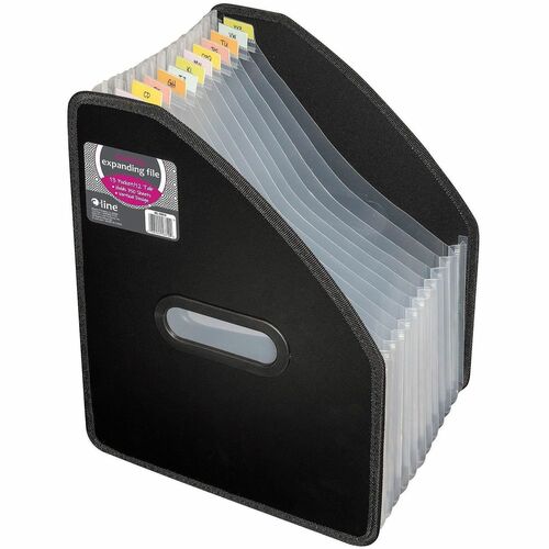 File, Vertical, Letter, Black