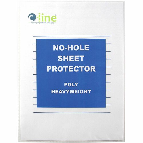 Protector, Sheet, No-Hole, Clear 25/BX
