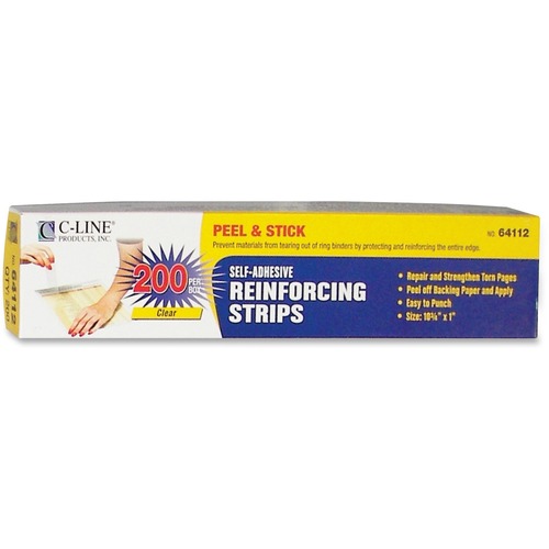 Strips, Renforcing, 10.75x1, Clear 200/BX