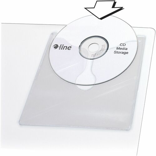 Holder, CD, Self Adhesive 10/PK