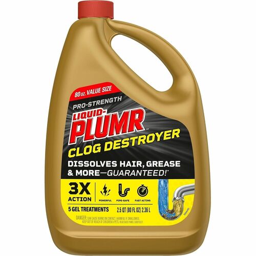 Cleaner, Drain, Liquid Plumber, 80 Z