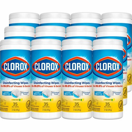 35 Wipes, Disinfecting, Citrus Blend 12/CT
