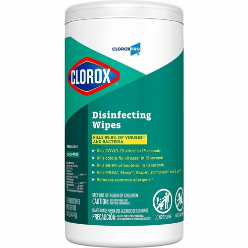 Wipes, Disinfecting, Fresh, 75 Ct