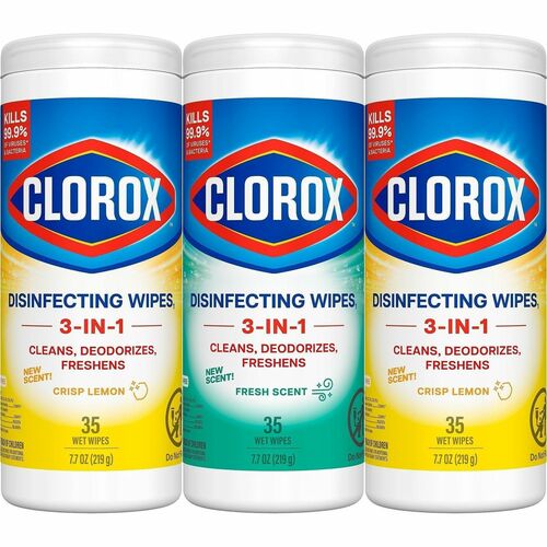 Wipes, Disinfecting, 3 Bottles 3/PK