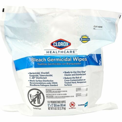 Wipes, Germicidal, 110 Count, Wet