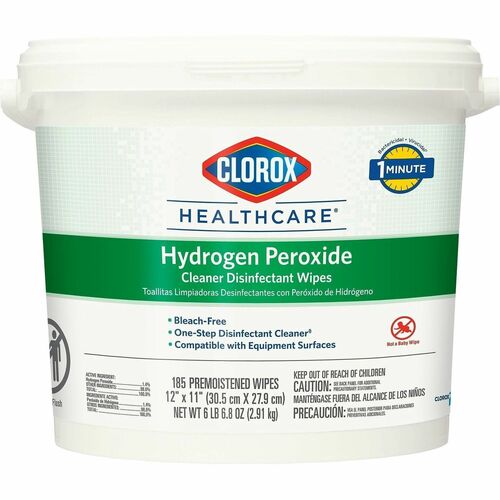 185 Wipes, Disinfectant, Hydrogen Peroxide