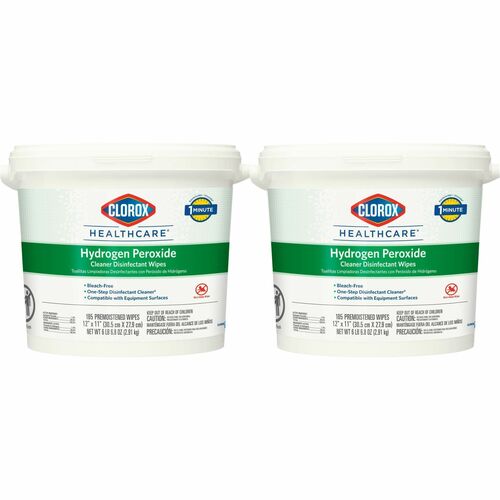 185 Wipes, Disinfectant, Hydrogen Peroxide 2/CT