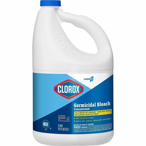 Bleach, Disinfectant, Germicidal, 121 Oz