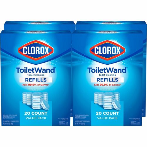 Heads, Toilet Wand Refill, 20 4/CT