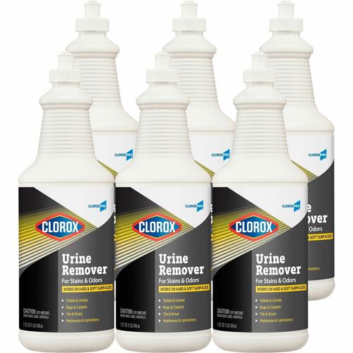 Urine Remover, For Stains/Odors, 32 oz, White 6/CT