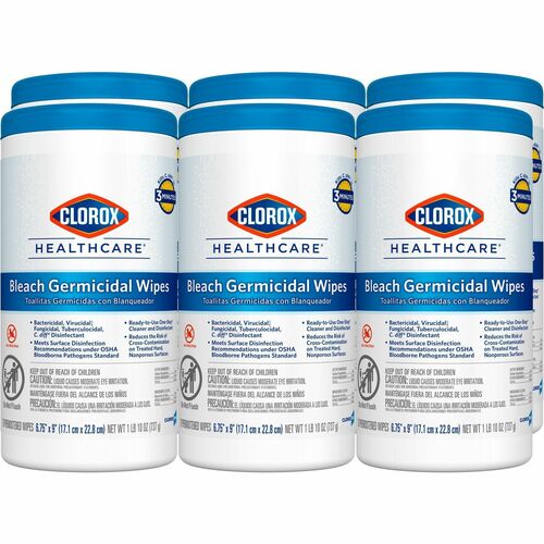 Wipes, Germicidal, Regular, 70 Count 6/CT