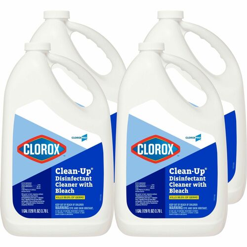 Cleaner, Disinfecting, Refill, 128 Oz 4/CT