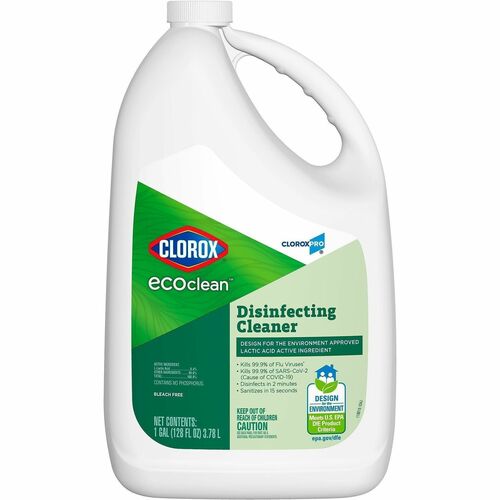 Cleaner, Disinfect, Eco Clean, Refill, 128Z
