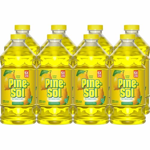 Cleaner, Ms, Lemon Fragrance, 40oz, Yellow 8/CT
