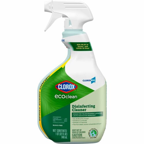 Cleaner, Disinfect, Eco Clean, Spray, 32Z