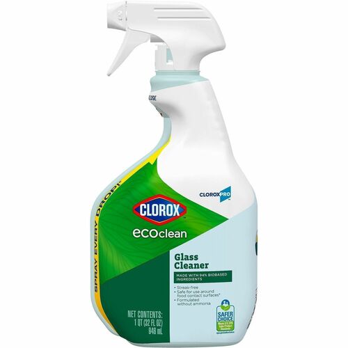 Cleaner, Glass, Ecocln, Spray, 32Z