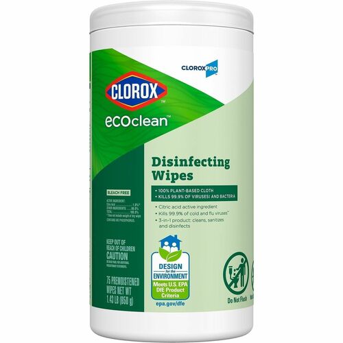 Wipes, Disinfect, Ecoclean, Cpro