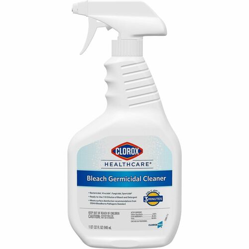 Cleaner, Germicidal, Spray, 32 Ounce