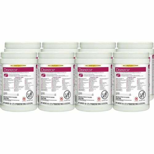 Wipe, Towel, Disinfect, Dispatch 8/CT
