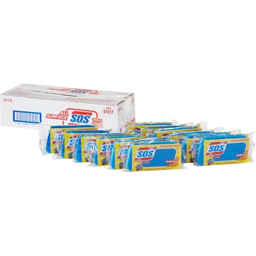 Scrubber Sponges, All Surface, 2-1/2" x 4-1/2", BE 12/CT