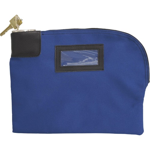 Bag, Blue Canvas Lock, 8.5x11, KD