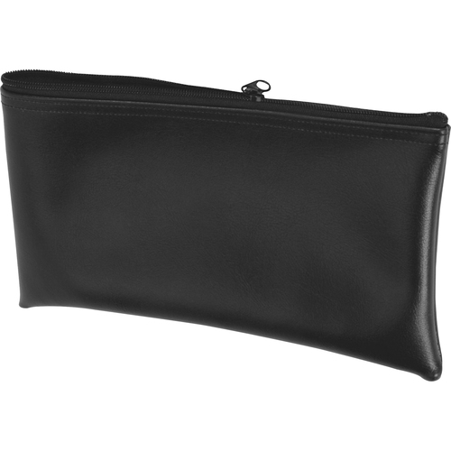 Bag, Vinyl Zipper, Black 6x11