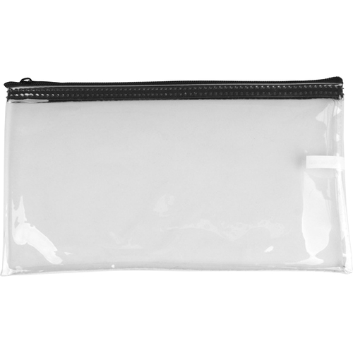 Bag, Vinyl Zipper, Clear 6x11