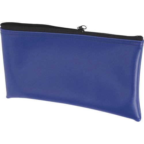 Bag, Vinyl Zipper, Blue 6x11