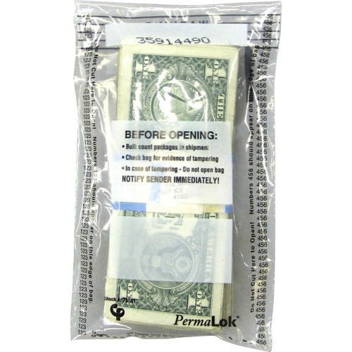 Bag, Strap, Cash, 4.5 x 7.75 4/CT
