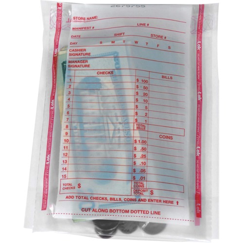 Bag, Transmit, Cash, 5.75 X 8.75 1000/CT