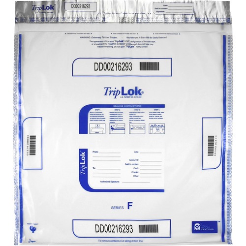 Bag, Deposit, T-E, 20x20 5/CT